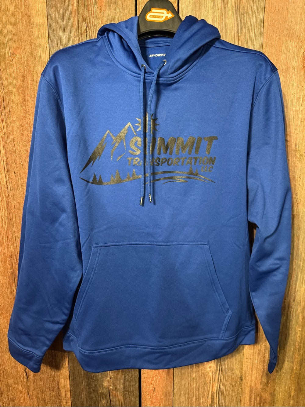 Summit Transportation Men's Large Blue Pullover Hoodie